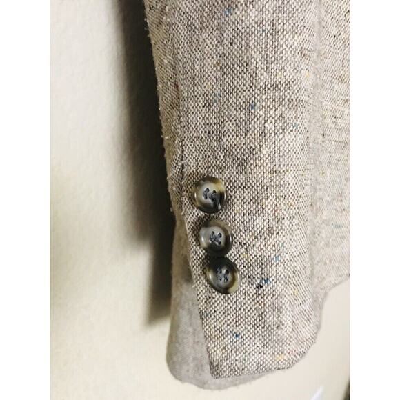 Men's KUPP Kuppenheimer Brown Tweed Sport Coat Jacket Size 32 Length - Picture 3 of 11